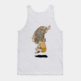 Sober, front and center Tank Top